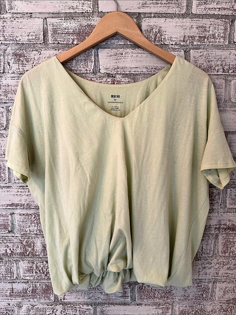 Maeve Blouse in Green XX-Small 3